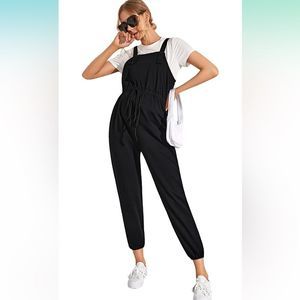 Make Me Chic Jogger Maternity Overalls